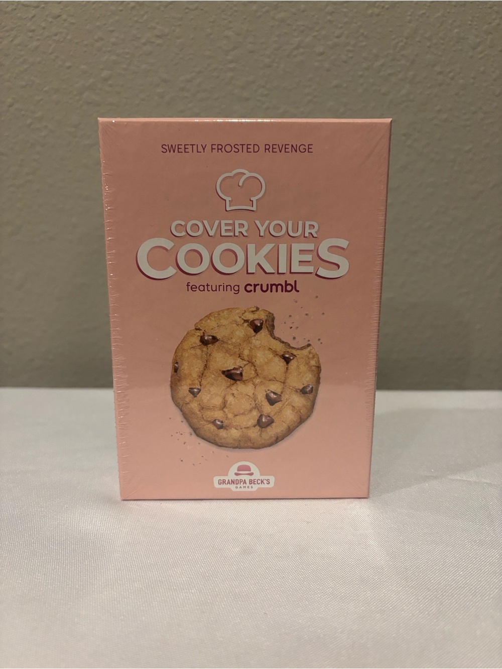 Grandpa Beck’s Cover Your Cookies Featuring Crumbl Card Game NEW Sealed